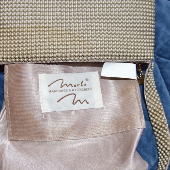 Marlo Beaded Handbag / Minaudiere with Fringe - Picture 5 of 7